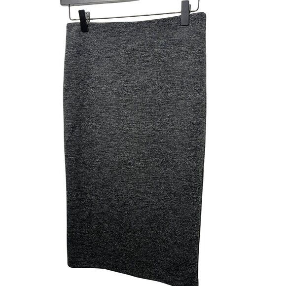 Loft Gray Pencil Skirt Womens XS Midi Stretch Pull On Work Office Casual - Picture 4 of 13